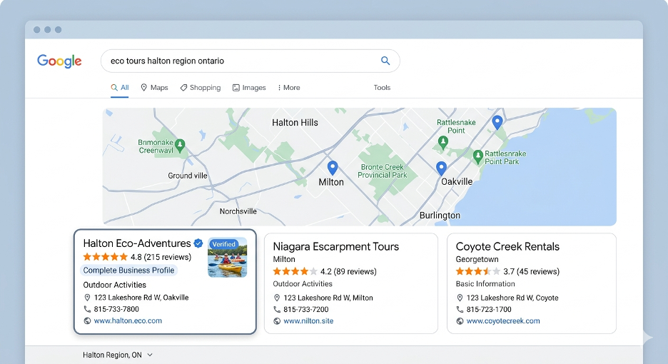 google reviews ranking